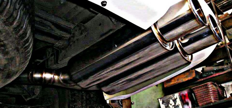 Custom stainless exhaust systems .