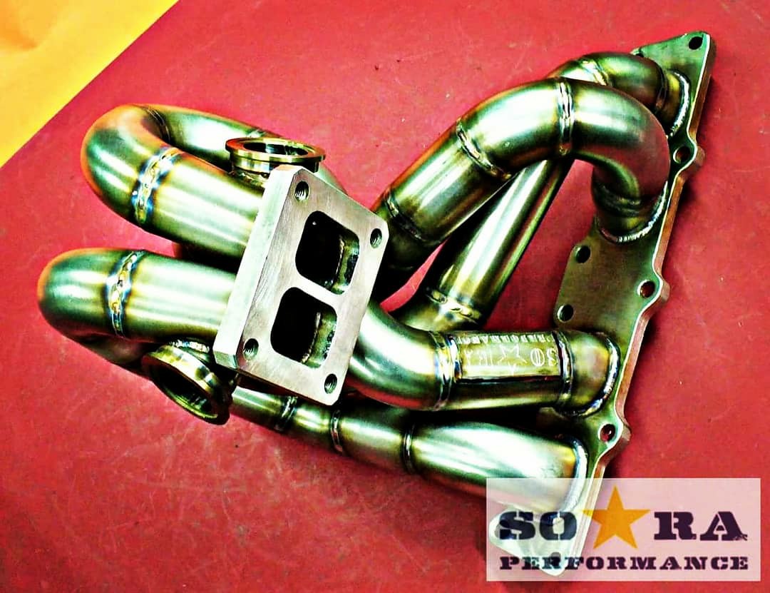 Exhaust manifold 3sgte T4 topmount for toyota mr2 | Soara Performance